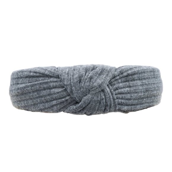 Grey Jersey Knot Comfort Headband - Picture 7 of 7